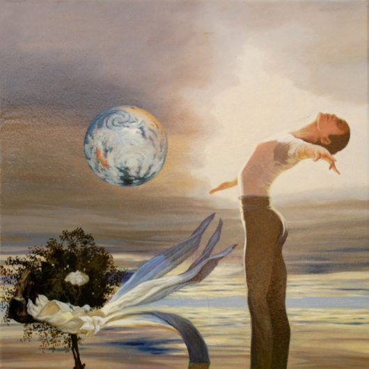 Dancing with the Wind. Oil painting by Christian Staebler, Founder LoveArtPassion