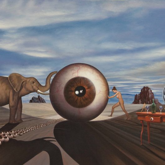 Eye. Oil painting by Christian Staebler